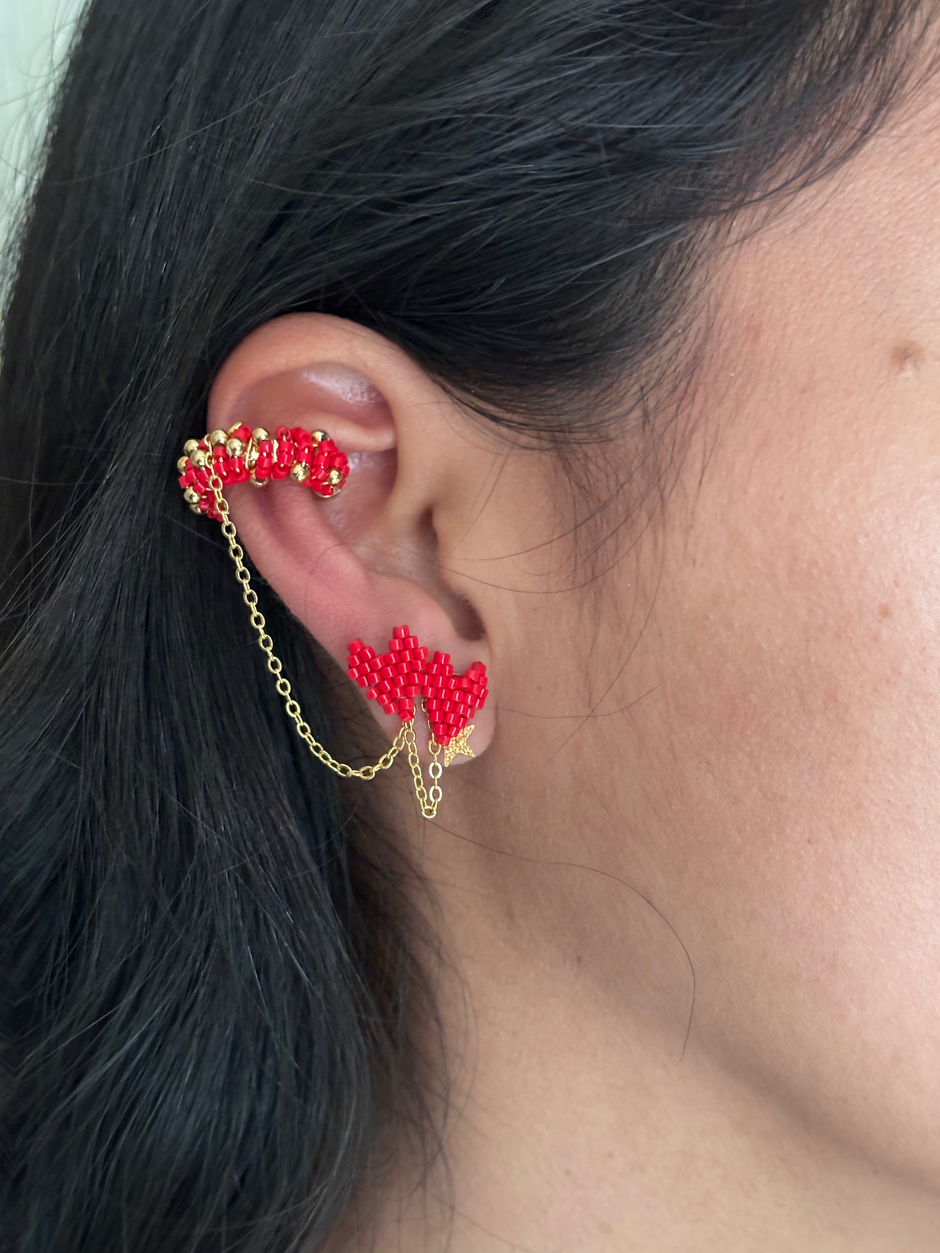 Earcuff de corazón