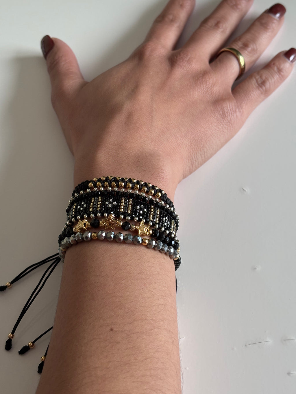 Set de pulseras noche estelar